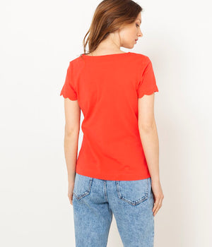 Quinoa Women Orange Shirt